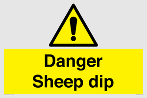 Danger Sheep dip